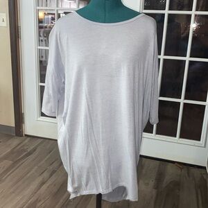 LulaRoe size small Grey Long Blouse
